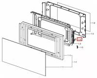 DE64-02970A Samsung, крючок двери