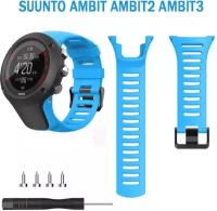 Ремешок для Suunto Ambit, Ambit 2, Ambit 3 браслет силиконовый (голубой)