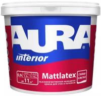 Краска акриловая Aura Interior Mattlatex влагостойкая моющаяся матовая белый 0.9 л 0.9 кг