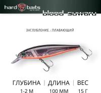 Воблер / Sprut Blood Suwaru 100F (Floating/100mm/15g/1-2m/CRBK)