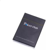 Пластиковые игральные карты Poker Club / Покерные карты 54 шт, синий