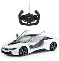 Машина р/у 1:14 BMW i8 Open door by contreller (цвет белый) Rastar 71000W