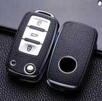 Чехол для автомобильных ключей защитный чехол с полным покрытием для ключей для Volkswagen Polo Tiguan Passat Golf Jetta Lavida Skoda Octavia