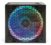 Блок питания ATX HIPER HPB-550RGB 550W, ActivePFC, RGB 140mm fan, black, BOX