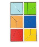 Развивающая игра Лесная мастерская Сложи квадрат, 1 уровень, усложненный (7059361)