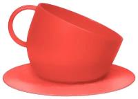 Миска United Pets чашка Kit CUP + коврик, красные, GV0162RS17 United Pets 8028945032858