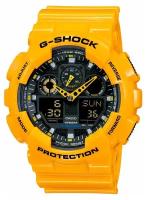 Наручные часы CASIO G-Shock, черный, желтый