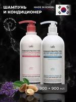 Lador Набор для ухода за волосами La'dor Набор Damage Protector Acid Shampoo & Conditioner, 900 ml + 900 ml