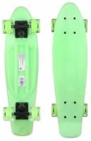 Мини Круизер Fish Skateboards 22" с флуоресцентной декой и светящимися колесами