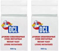 Дрожжи DCL хлебопекарные сухие инстантные 500 г * 2 штуки