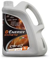 Синтетическое моторное масло G-Energy Synthetic Long Life 10W-40, 4 л