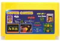 Сборник игр 400 в 1 (A-400) Contra1,2,3,7+Tiny Toon 1.2.3+Ninja Gaiden 1.2,3+Double Dragon 1.2,3,4+Kage (8 bit) английский язык