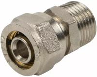 Фитинг металлопластиковый 16х1/2" Valtec НР (10/190) Vtm.301.N.001604