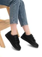 Кеды черные женские летние спортивные обувь весенняя кроссовки, размер 38