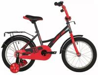 Велосипед FOXX BRIEF 16" (2021) (Велосипед FOXX 16" BRIEF красный, сталь, тормоз нож, крылья, багажник, полная защ. цепи)