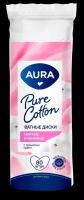 Ватные диски Aura Beauty Cotton pads, 80 шт., пакет