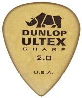 Dunlop 433P2 Ultex Sharp Медиаторы 6шт, толщина 2,00мм