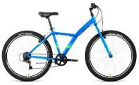 Велосипед 26" Forward Dakota 26 1.0 2022 г 16,5 Синий/Ярко-зеленый RBK22FW26597