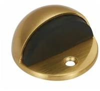 Ограничитель двери напольный полусфера Vantage DS 3 SB цвет матовое золото (отбойник-упор-стопор-стоппер)