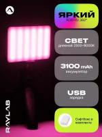 Осветитель Raylab RL-LED08RGB-2 2500-9000K 3100mAh, 8 Вт