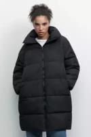 Пальто утепленное женское Befree Пальто стеганое утепленное с воротником-стойкой 2341454104-50-M черный размер M