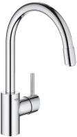 Смеситель для кухонной мойки GROHE Concetto с вытяжным изливом, хром (32663003)