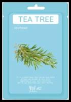 Маска для лица с экстрактом чайного дерева и гиалуроновой кислотой / Yu.r Me Tea Tree Sheet Mask