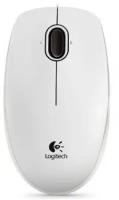 Мышь Logitech B100 White Optical, 800dpi, USB (910-003360)