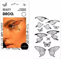 Набор татуировок для тела DECO. EYELINER by Miami tattoos переводная (Butterfly)