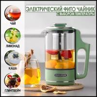 Электрический заварочный фито чайник Morphy Richards с выбором температуры Tea Maker, мятный