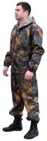 Ветровлагозащитный костюм для активного отдыха Prival, р-р 60-62, рост 182-188, защитная расцветка Осенний лес