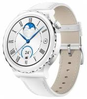 Умные часы Huawei Watch GT 3 Pro Frigga-B19V White Leather Strap 55028857 / 55028858