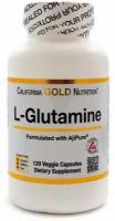 California Gold Nutrition, L-Glutamin, L-Глютамин, 1000 мг - 120 капсул