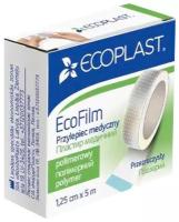 Пластырь медицинский фиксирующий EcoFilm 1,25см х 5м