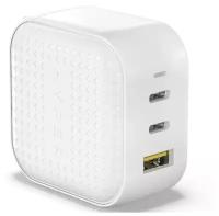 Сетевое зарядное устройство HyperJuice Lifestyle 65W GaN Charger 1 x USB / 2 x USB-C белое (HJ265-WHITE)