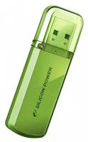 USB Flash накопитель 64Gb Silicon Power Helios 101 Green (SP064GBUF2101V1N)