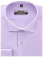 Рубашка GREG, размер 174-184/44, фиолетовый
