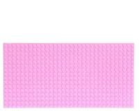 Пластина-перекрытие для конструктора, 25,5 × 12,5 см, цвет розовый