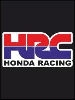 Наклейка на авто "Honda Racing HRC" 20х9 см