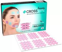 Кросс тейпы для лица CROSS TAPE BEAUTY 2,8 см x 3,6 см (размер B) сакура