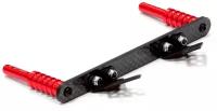 Стойки крепления корпуса передние (крас) 1/10 Traxxas Slash 2WD Integy T8666RED