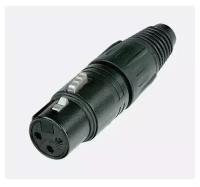 Разъем XLR (Мама) Neutrik NC3FX-B-D