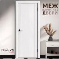 Межкомнатная дверь DAIVA casa, цвет Роял Вуд белый, 2000х600 мм, Bolivar (комплект: полотно, коробка, наличник)