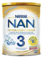 Смесь Nestle NAN Гипоаллергенная 3, 400 г