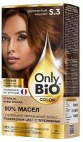 Стойкая крем-краска Fito Косметик Only Bio COLOR тон 5.3 Золотистый каштан, 115 мл