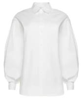 Рубашка женская с объёмными рукавами MINAKU: Casual Collection цвет белый, р-р 46