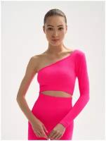 Топ Mademoiselle 9053 Crop Top Rib fuxia neon S/M