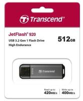 USB флешка Transcend 512Gb JetFlash 920 USB 3.2 Gen 1 (420/400 Mb/s)