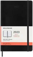 Ежедневник Moleskine CLASSIC SOFT Large 130х210мм 400стр. мягкая обложка черный, 2020год