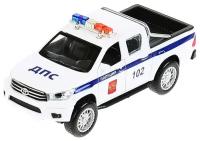 Модель машины Технопарк Toyota Hilux, Полиция, инерционная HILUX-12SLPOL-WH